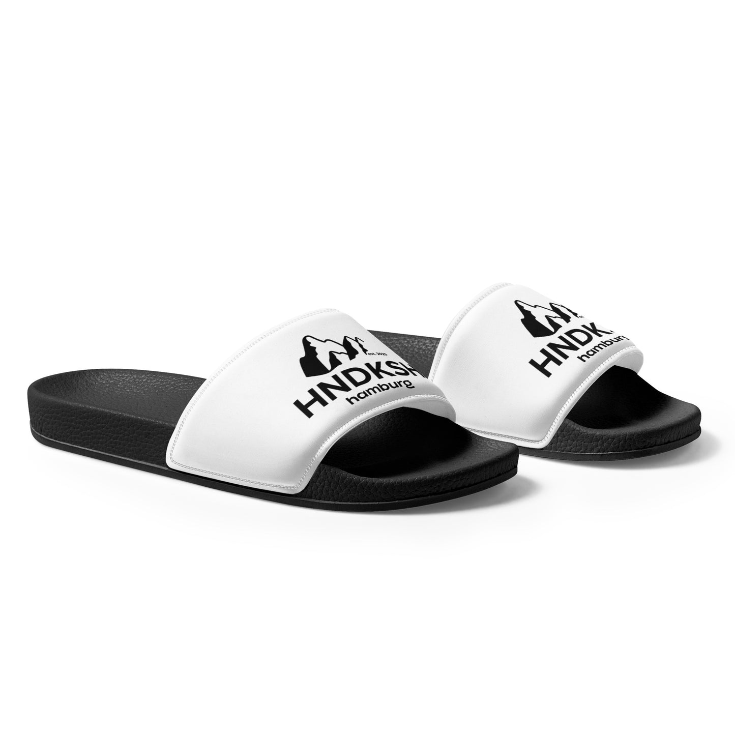 Logo Slides Men Black-White