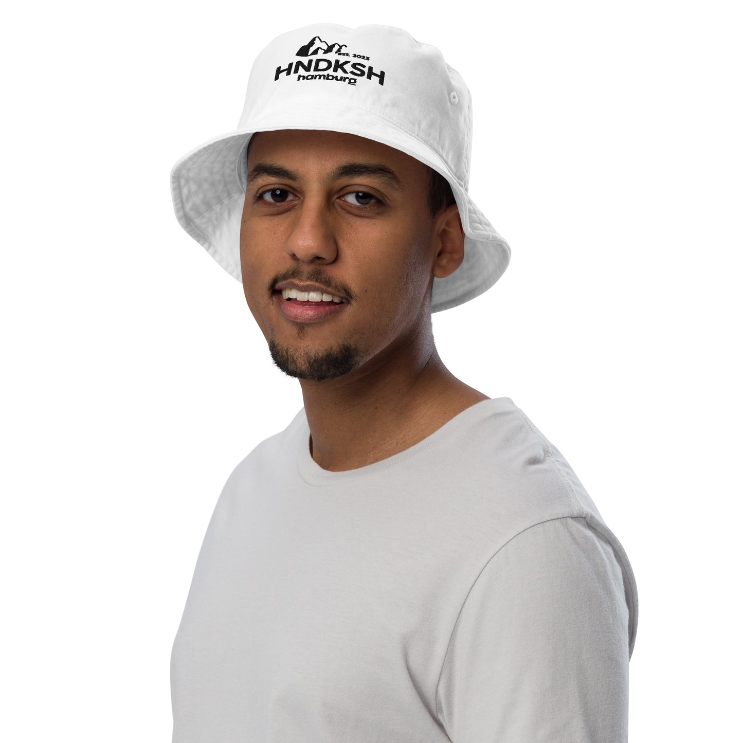 Logo Bucket Hat Unisex One Size White