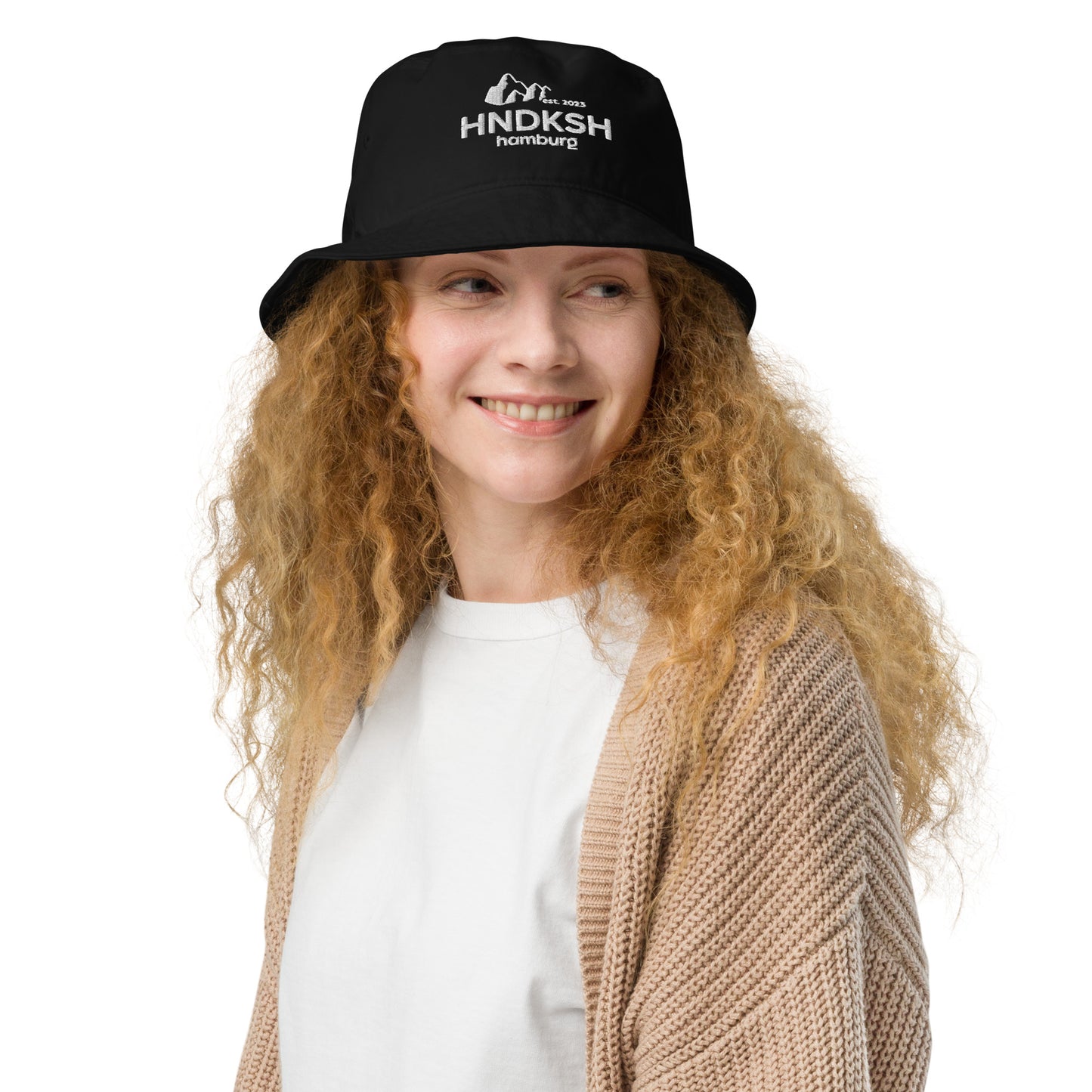 Logo Bucket Hat Unisex One Size Black